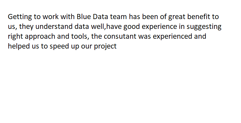 Sentiment analysis blue data consulting india analytics consulting solution